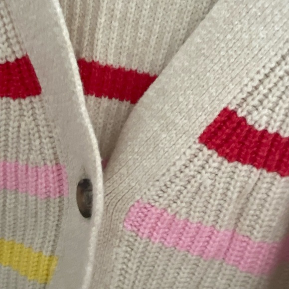 Rainbow stripe cardigan - Picture 2 of 4